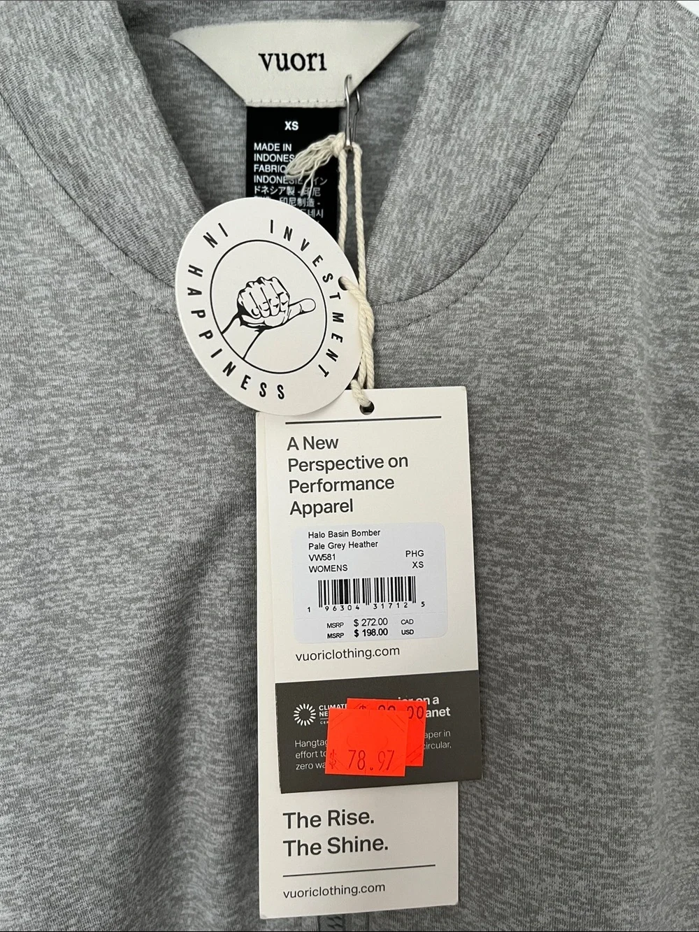 NWT Vuori Halo Basin Bomber